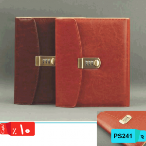تولید کنندگان سررسید سالنامه, ارگانایزر, ۳ لت, قفل رمز دار,PS241