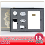 ست مدیریتی سفید 6 تکه 1402- سررسید قطع وزیری - کابل - دو شاخه پاور بانک 5000 SAMSUNG - هندزفری YSS - اسپیکر مثلثی مدل دایان - LK132